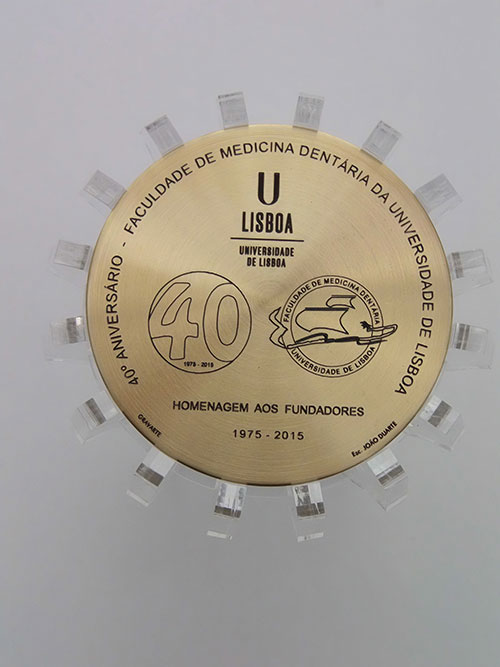 Medalha Comemorativa do 40.º Aniversário da Faculdade de Medicina Dentária da Universidade de Lisboa